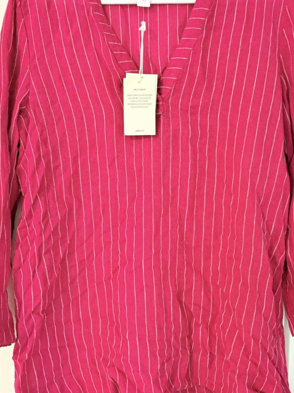 Andie Pink Blouse Size XS